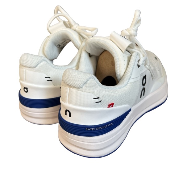 On Running The Roger Pro white indigo tennis shoes size Women’s 7 - Picture 4 of 7